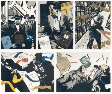 Siebdruck Equipo Cronica - Serie Negra