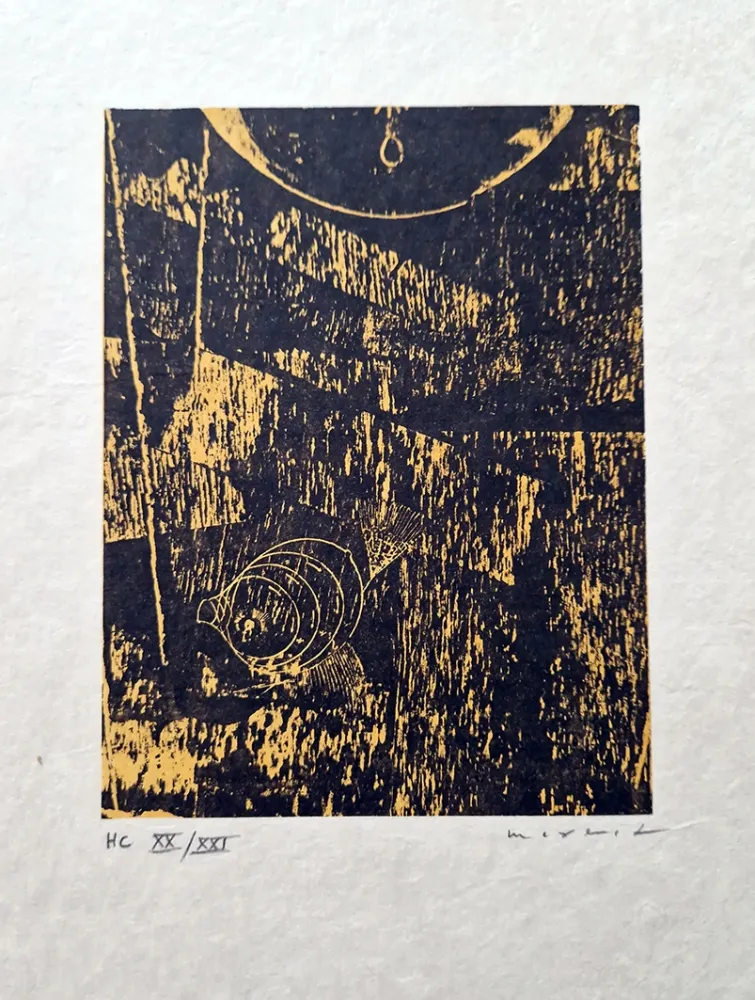 Lithographie Ernst - Aux petits agneaux V