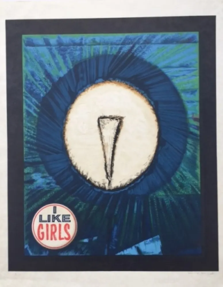 Lithographie Ernst - Coeur Simple