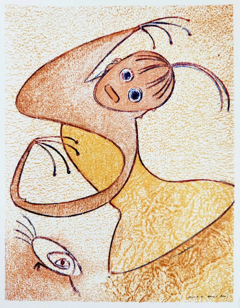 Lithographie Ernst - Hommage à San Lazzaro