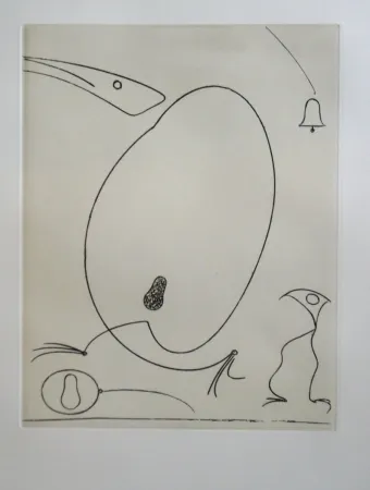 Radierung Und Aquatinta Ernst - La cloche