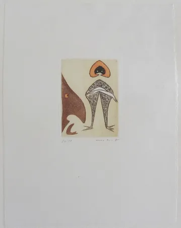 Radierung Und Aquatinta Ernst - Le Chapeau Rouge