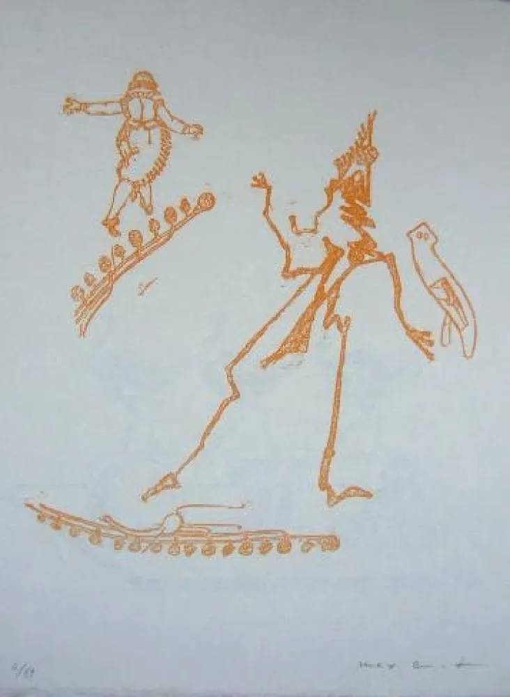 Lithographie Ernst - Lewis Carroll's Wunderland 15