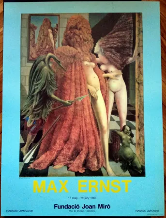 Plakat Ernst - Max Ernst Fundació Miró 1986