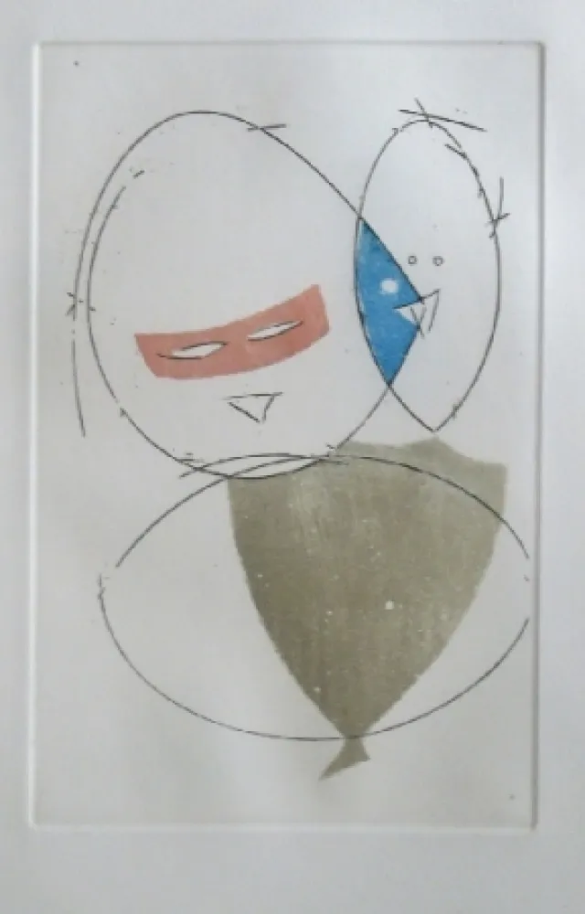 Radierung Und Aquatinta Ernst - Paramythes