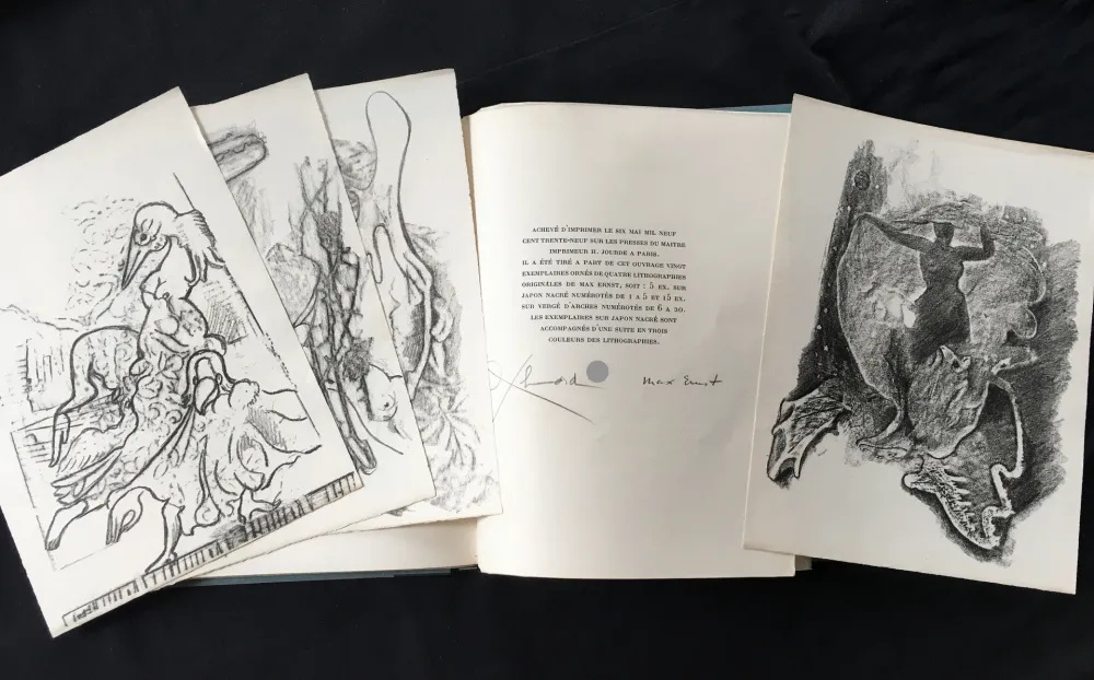 Illustriertes Buch Ernst - Paul Éluard : CHANSON COMPLÈTE. Avec 4 Lithographies de Max Ernst (1939)