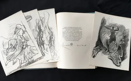 Illustriertes Buch Ernst - Paul Éluard : CHANSON COMPLÈTE. Avec 4 Lithographies de Max Ernst (1939)