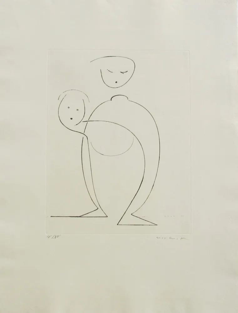 Radierung Ernst - Sans titre