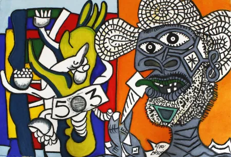 Stich Erro - HOMMAGE A PICASSO ET FERNAND LEGER