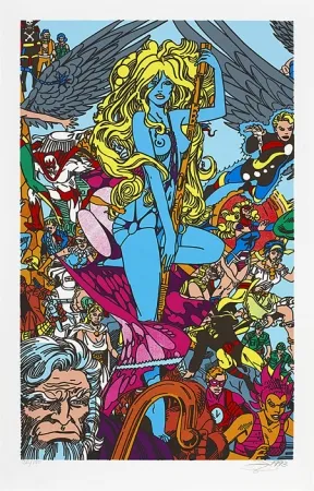 Siebdruck Erro - La femme fatale I