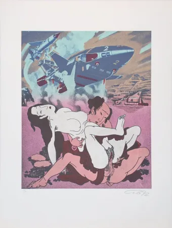 Lithographie Erro - Made in Japan