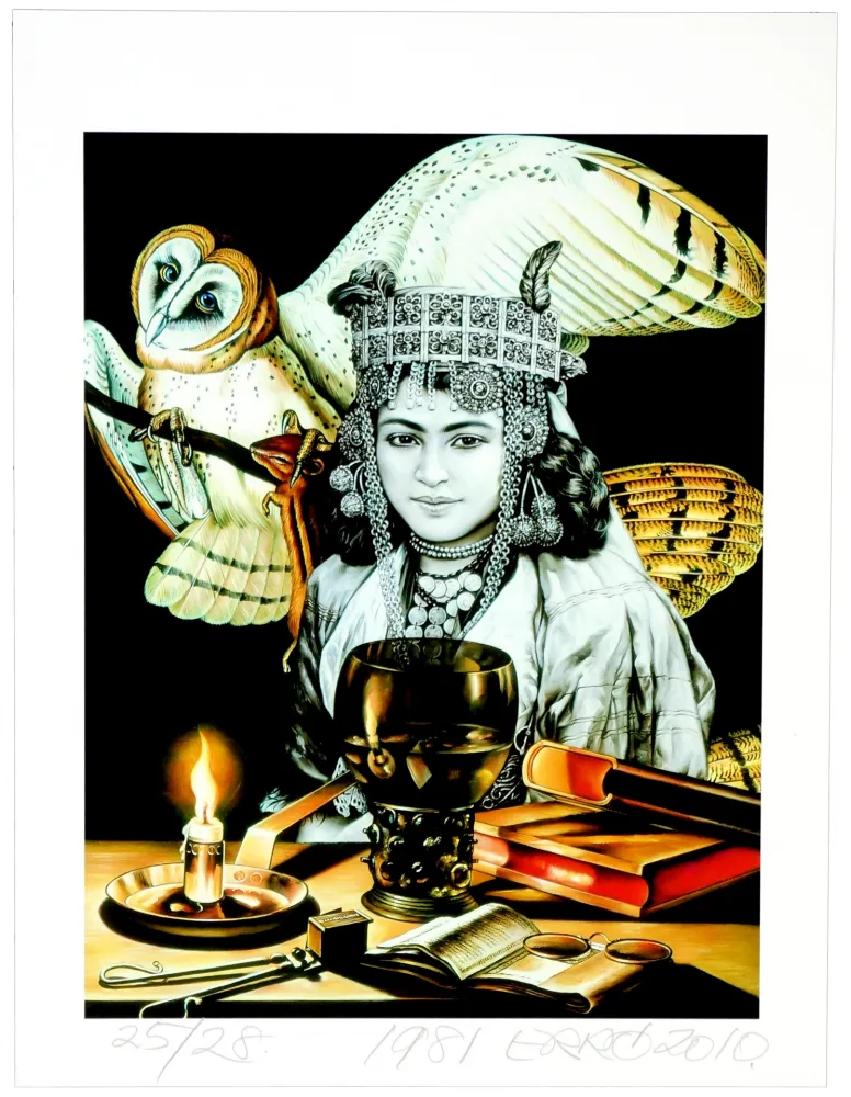 Digitale Druckgrafik Erro - Minerva