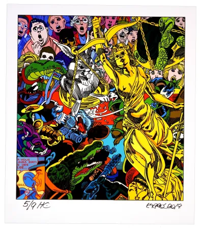 Digitale Druckgrafik Erro - Sans titre