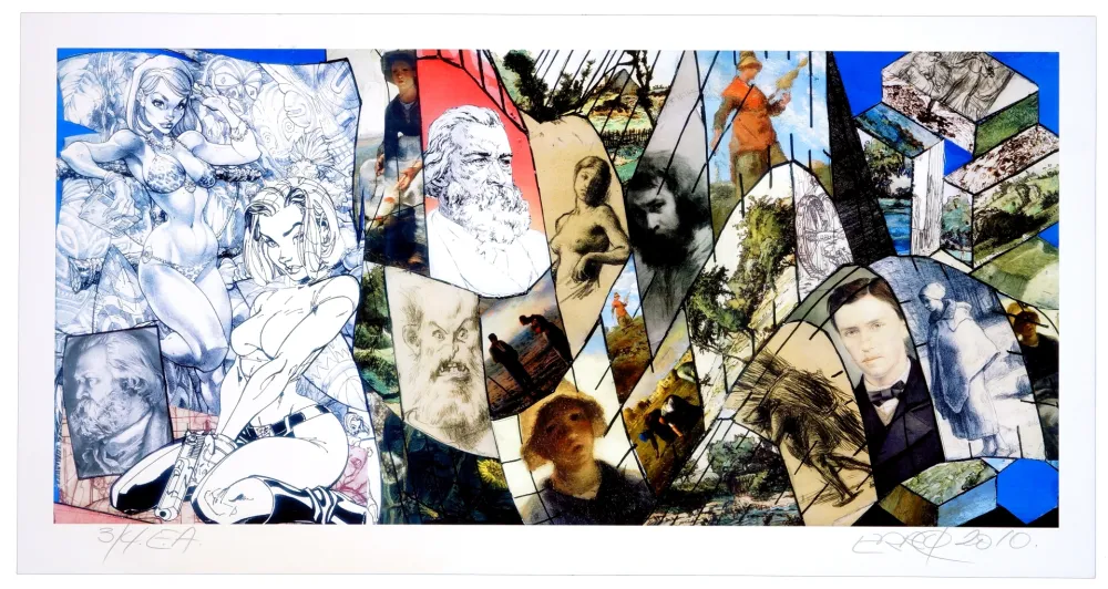 Digitale Druckgrafik Erro - Sans titre