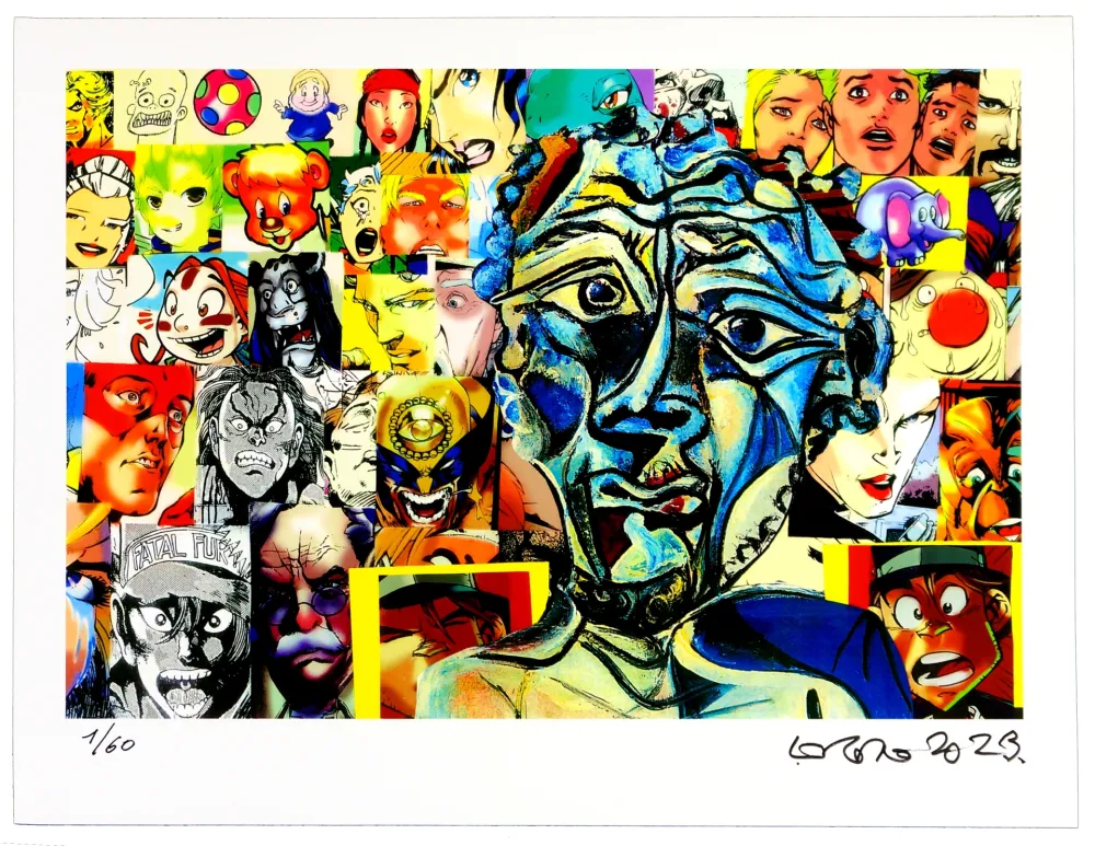 Digitale Druckgrafik Erro - Sans titre