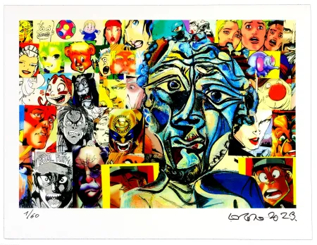 Digitale Druckgrafik Erro - Sans titre