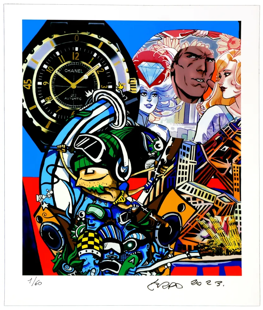 Digitale Druckgrafik Erro - Sans titre