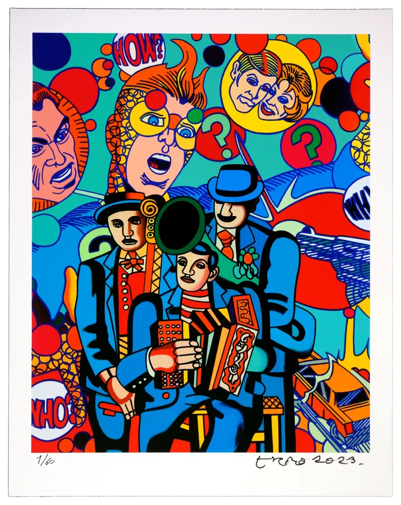 Digitale Druckgrafik Erro - Sans titre