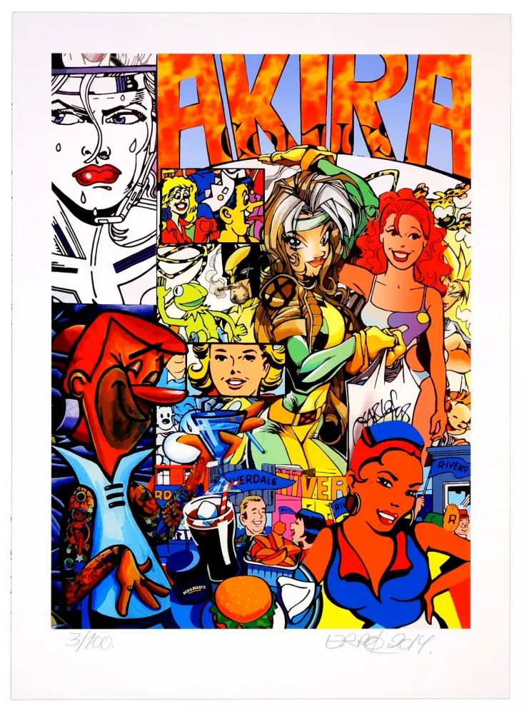 Digitale Druckgrafik Erro - Sans Titre