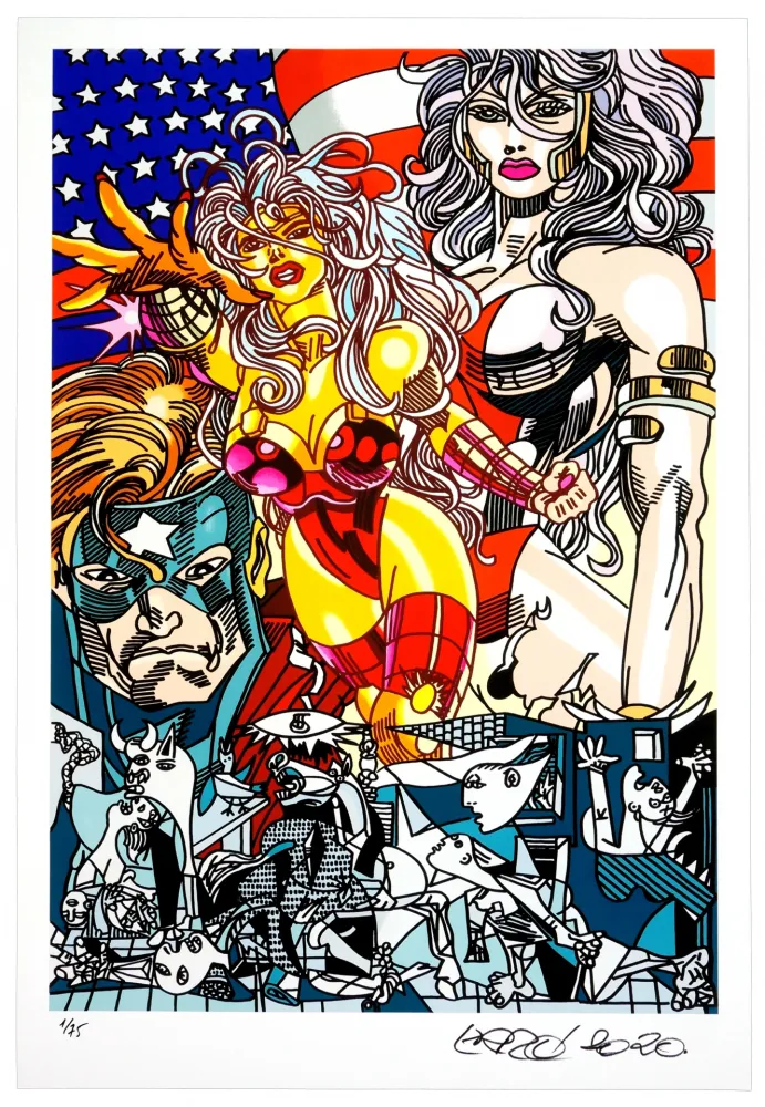 Digitale Druckgrafik Erro - Sans Titre