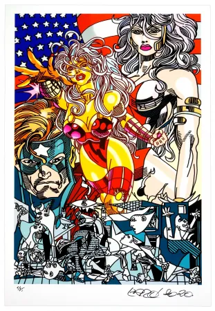 Digitale Druckgrafik Erro - Sans Titre