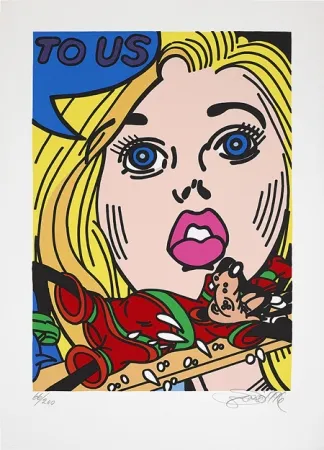 Siebdruck Erro - To us to