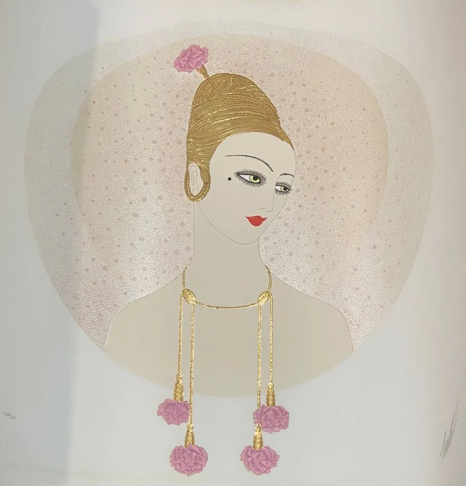 Siebdruck Erte - Carnations