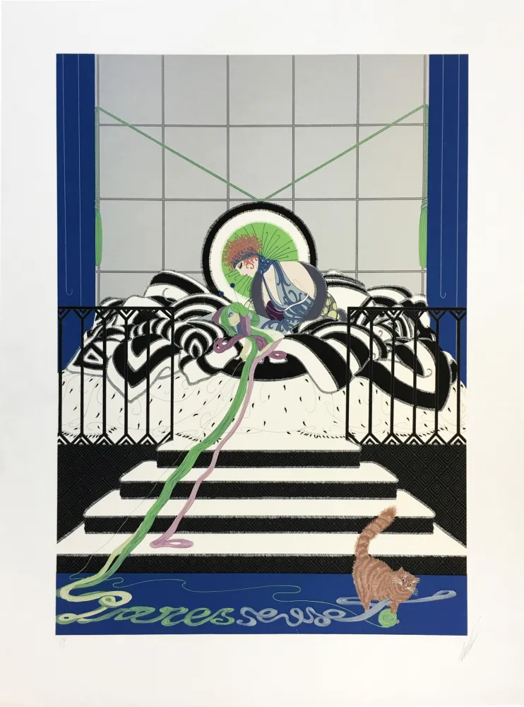 Siebdruck Erte - PARESSEUSE