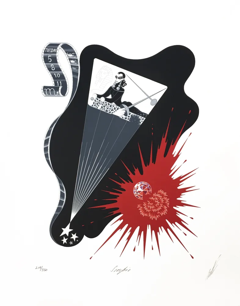 Siebdruck Erte - SCORPIO