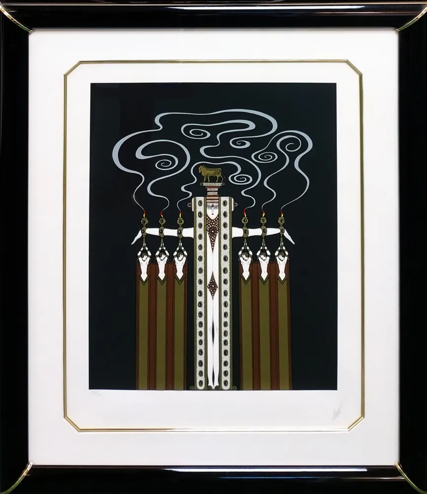 Siebdruck Erte - THE GOLDEN CALF