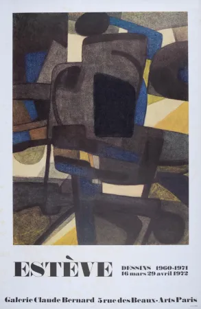 Lithographie Esteve - Dessins, 1972