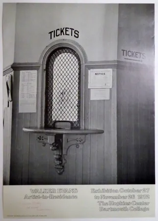 Plakat Evans -  Artist-in-Residence