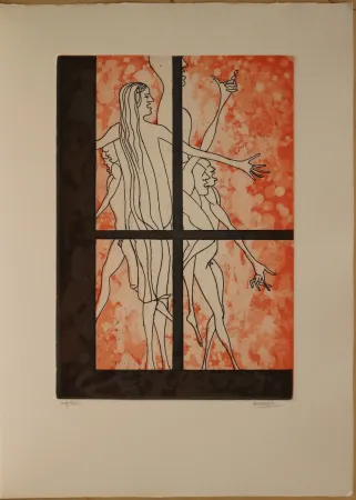 Radierung Fabbri - Senza titolo