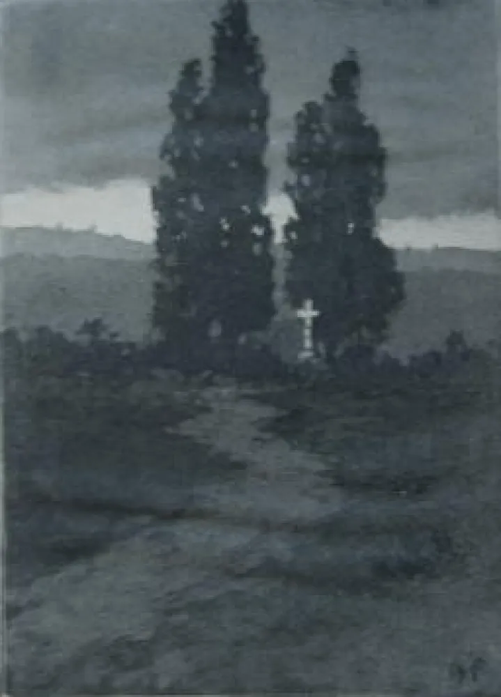 Aquatinta Fabre - Le repos