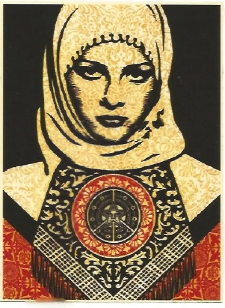 Siebdruck Fairey - Arab woman