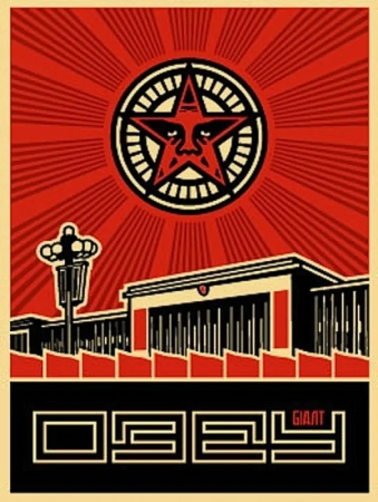 Siebdruck Fairey - Chinese Building