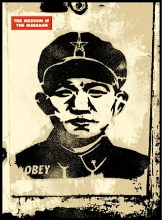 Siebdruck Fairey - Chinese Stencil 