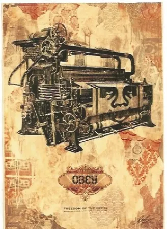 Stich Fairey - Freedom of the press