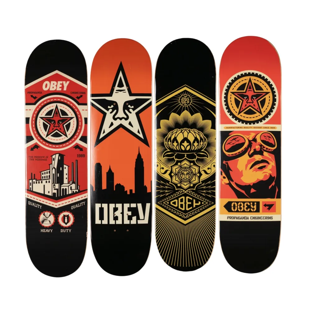 Siebdruck Fairey - Obey Skate Decks