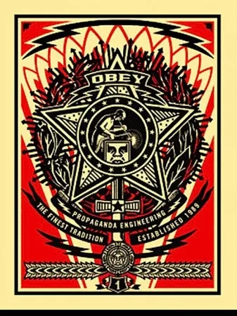 Siebdruck Fairey - Pasadena Welder