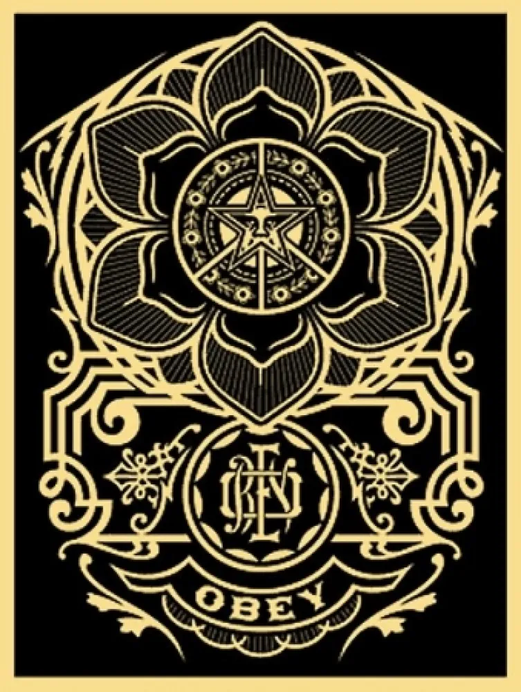 Siebdruck Fairey - Peace Ornament 