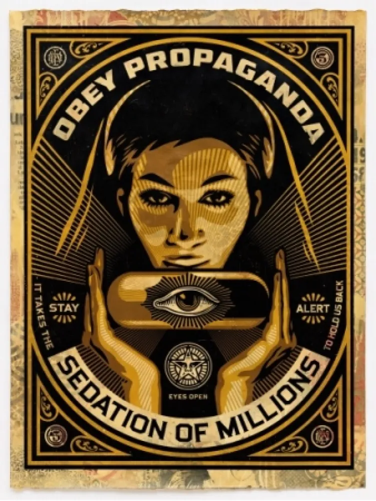 Siebdruck Fairey - Sedation Pill HPM