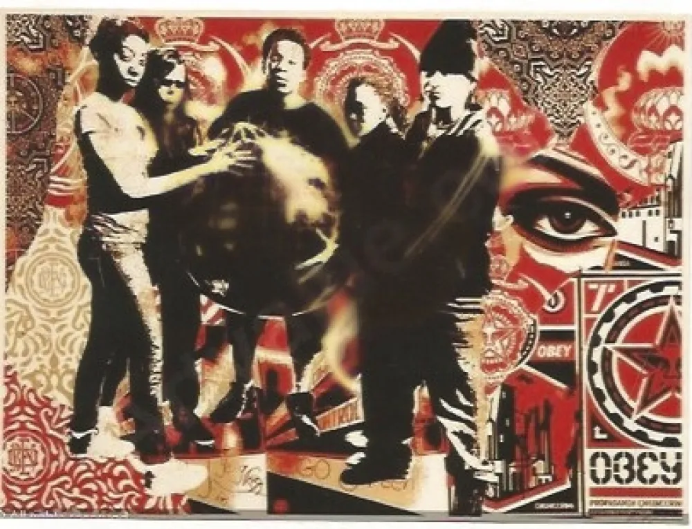 Siebdruck Fairey - She's not a Planet, She is One of Us