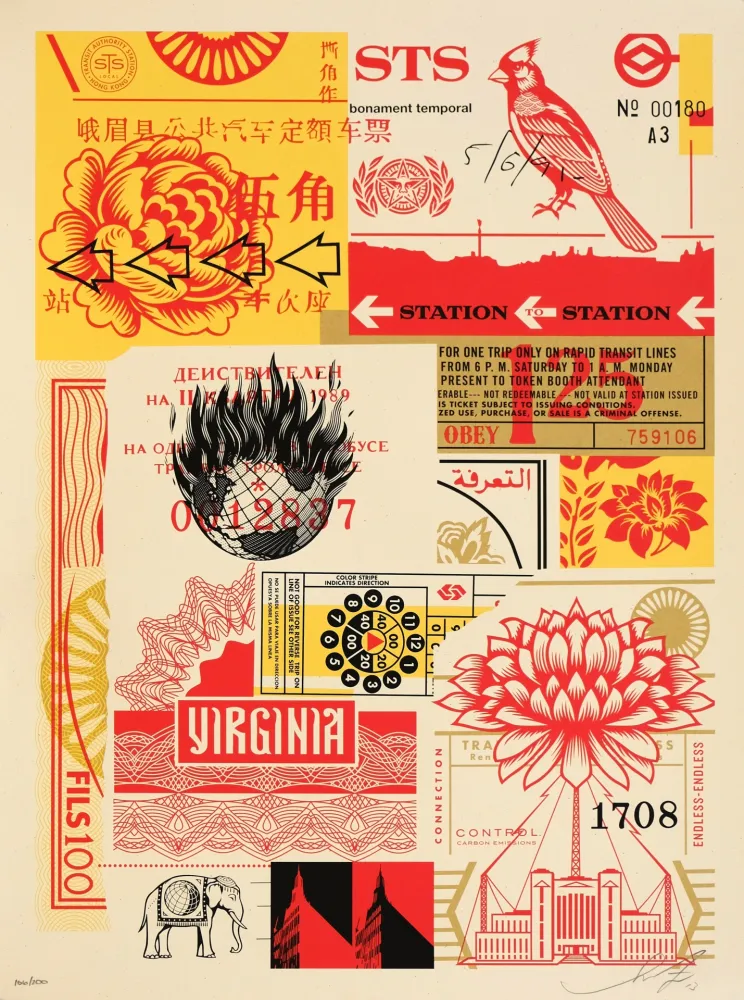 Siebdruck Fairey - Station to Station