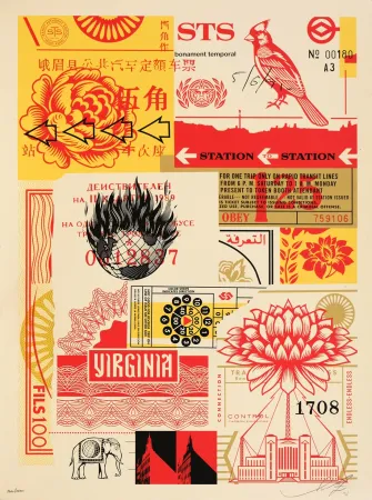 Siebdruck Fairey - Station to Station