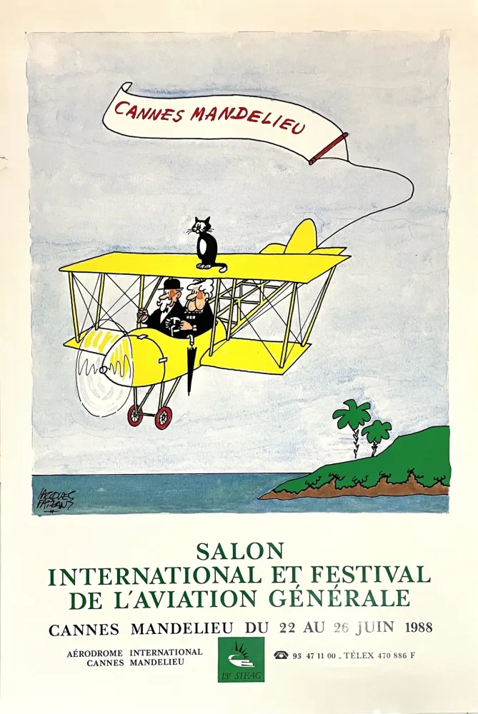 Plakat Faizant - Salon International et Festival de l'Aviation Générale
