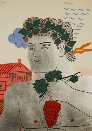 Siebdruck Fassianos - Dionysos