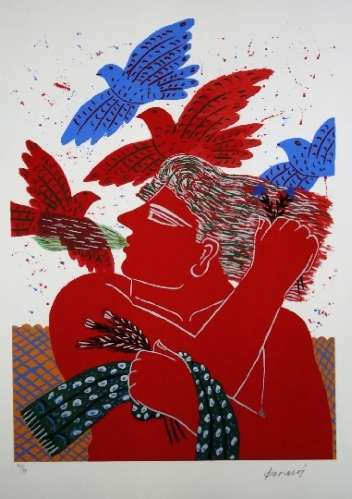 Siebdruck Fassianos - Eole 