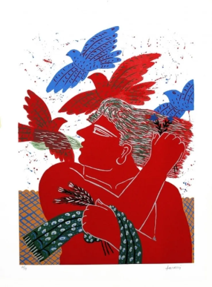 Siebdruck Fassianos - Eole