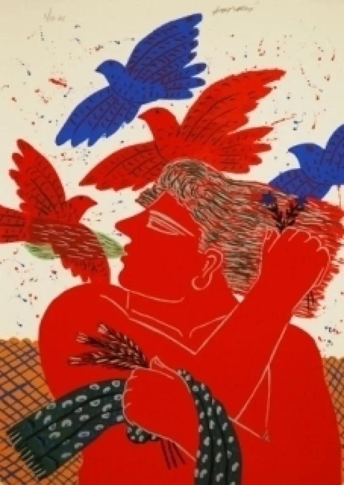 Siebdruck Fassianos - Eole